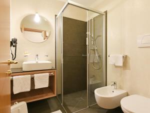 Koupelna v ubytování Residence Rautal B&B ***S