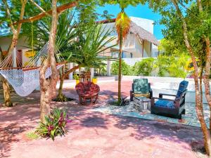 Zahrada ubytování Papaya Guest House Nungwi