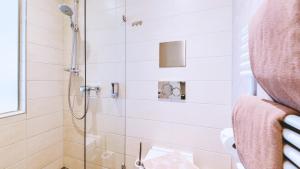 Koupelna v ubytování Hotel Volapük