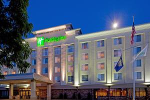 a hotel with a sign on the front of it at Holiday Inn Portsmouth, an IHG Hotel in Portsmouth