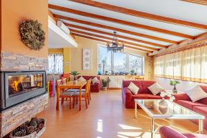 Χώρος καθιστικού στο Hotel Sulayr