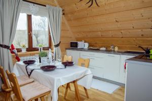 Kuchyňa alebo kuchynka v ubytovaní Apartamenty na Galicówce