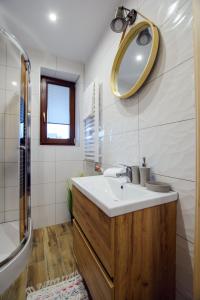 Kúpeľňa v ubytovaní Apartamenty na Galicówce