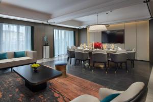 Posezení v ubytování Tian Yi International Hotel 天艺国际酒店