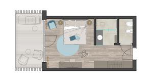 Appius Design Suites B&B - ADULTS ONLY平面图