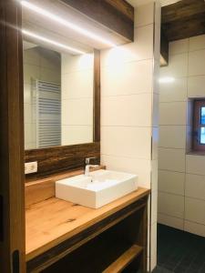 Vannituba majutusasutuses Sieglhub Chalets - Appartements - Hotel