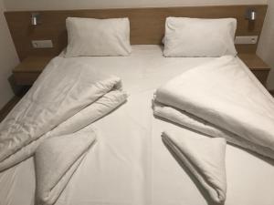 Letto o letti in una camera di Appartements Hirner