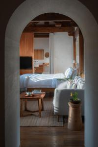 Postel nebo postele na pokoji v ubytování Huanghsan SU House