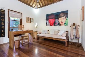 Posezení v ubytování Mango Tree Villas Jimbaran Bali