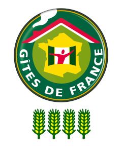 un logotipo para un equipo de fútbol en Manoir Le Refuge en Réchicourt-le-Château