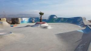Bazén v ubytování Surf & Skate nebo v jeho okolí
