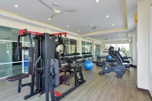 Fitness centrum a/nebo fitness zařízení v ubytování Baan Lamoon