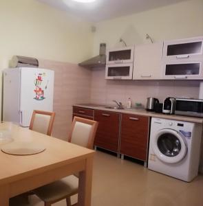 Kuchyň nebo kuchyňský kout v ubytování Apartamenty Alexa Old Town Kutno