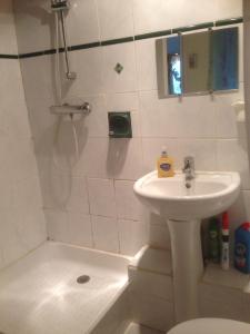 FrayssinetにあるEcurie Ecosseのバスルーム(シャワー、洗面台、トイレ付)