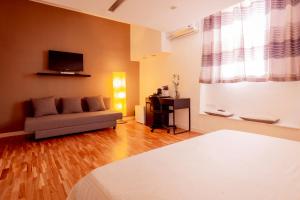 Μια τηλεόραση ή/και κέντρο ψυχαγωγίας στο B&B Palazzo Satriano