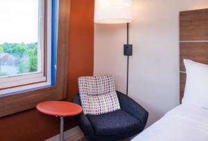 Voodi või voodid majutusasutuse Holiday Inn Express Chesapeake - Norfolk by IHG toas