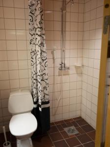 Kúpeľňa v ubytovaní Hotell Toppen