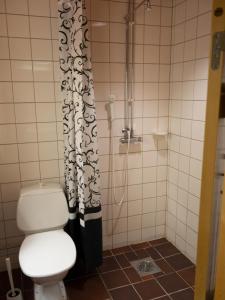 Koupelna v ubytování Hotell Toppen