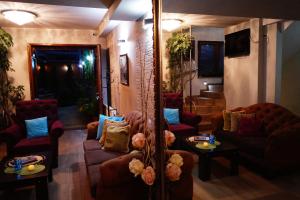 Χώρος καθιστικού στο Hotel Bulevar