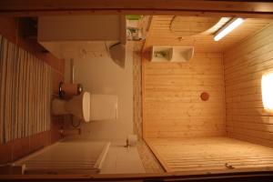 Koupelna v ubytování Cottage Baydar