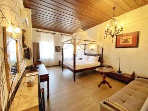 TV a/nebo společenská místnost v ubytování Boutique Hotel Del Doge