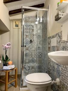 Ванная комната в Villa del lago