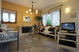 Posezení v ubytování Pandora Villas