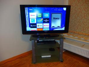 TV a/nebo společenská místnost v ubytování Estinn Apartment