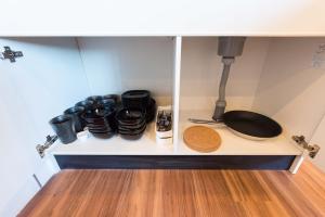 Cuisine ou kitchenette dans l'établissement TORA HOTEL Tokyo Skytree 寅ホテル スカイツリーG