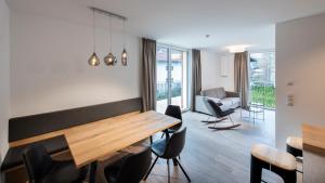 Posezení v ubytování MANNI village - lifestyle apartments