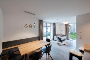 Posezení v ubytování MANNI village - lifestyle apartments