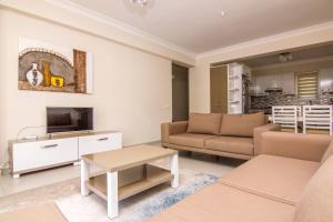 Posezení v ubytování Körfez Garden Apartments