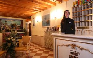 The lobby or reception area at Hotel Bernardi Semenzato