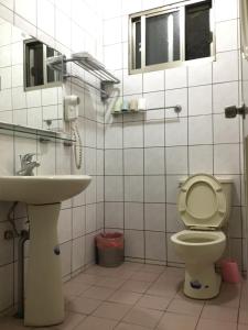 Koupelna v ubytování Alishan MinYue Hotel