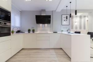 Kuchyň nebo kuchyňský kout v ubytování Xpce Malaga SOHO