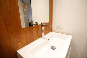 Koupelna v ubytování Apartamenty Vilda