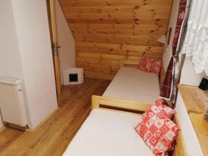 Rúm í herbergi á Chata Maco