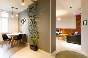 Posezení v ubytování Apartamenty Vilda