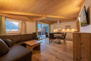 Et opholdsområde på Ferienhaus Gipfelblick