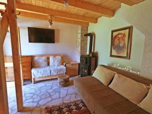 Posezení v ubytování Mountain Lodge Mont Peace