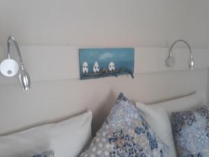 Postel nebo postele na pokoji v ubytování Eftychias residence