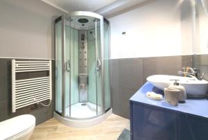 Kupatilo u objektu Chiossone Suites