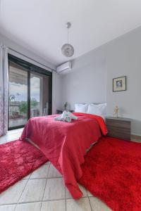 Posteľ alebo postele v izbe v ubytovaní 3BD Apartment in the Center - Self check in