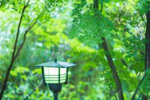 حديقة خارج Yufuin Tsukahara Kogen Sanso Donguri