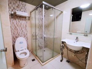 Koupelna v ubytování Yilan Golf B&B + 11 fotografií