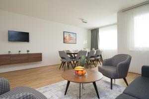 Telewizja i/lub zestaw kina domowego w obiekcie MyApartments Vienna