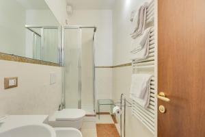 Koupelna v ubytování Hotel Bernardi Semenzato
