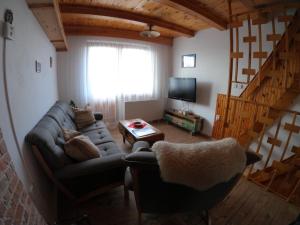 Ruang duduk di Apartmán U Sjezdovky