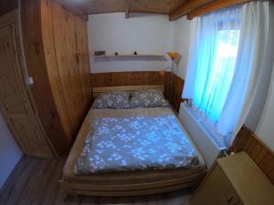 Katil atau katil-katil dalam bilik di Apartmán U Sjezdovky