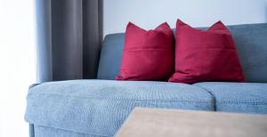 Χώρος καθιστικού στο Hotel Garni Isarlodge Wiesenhof